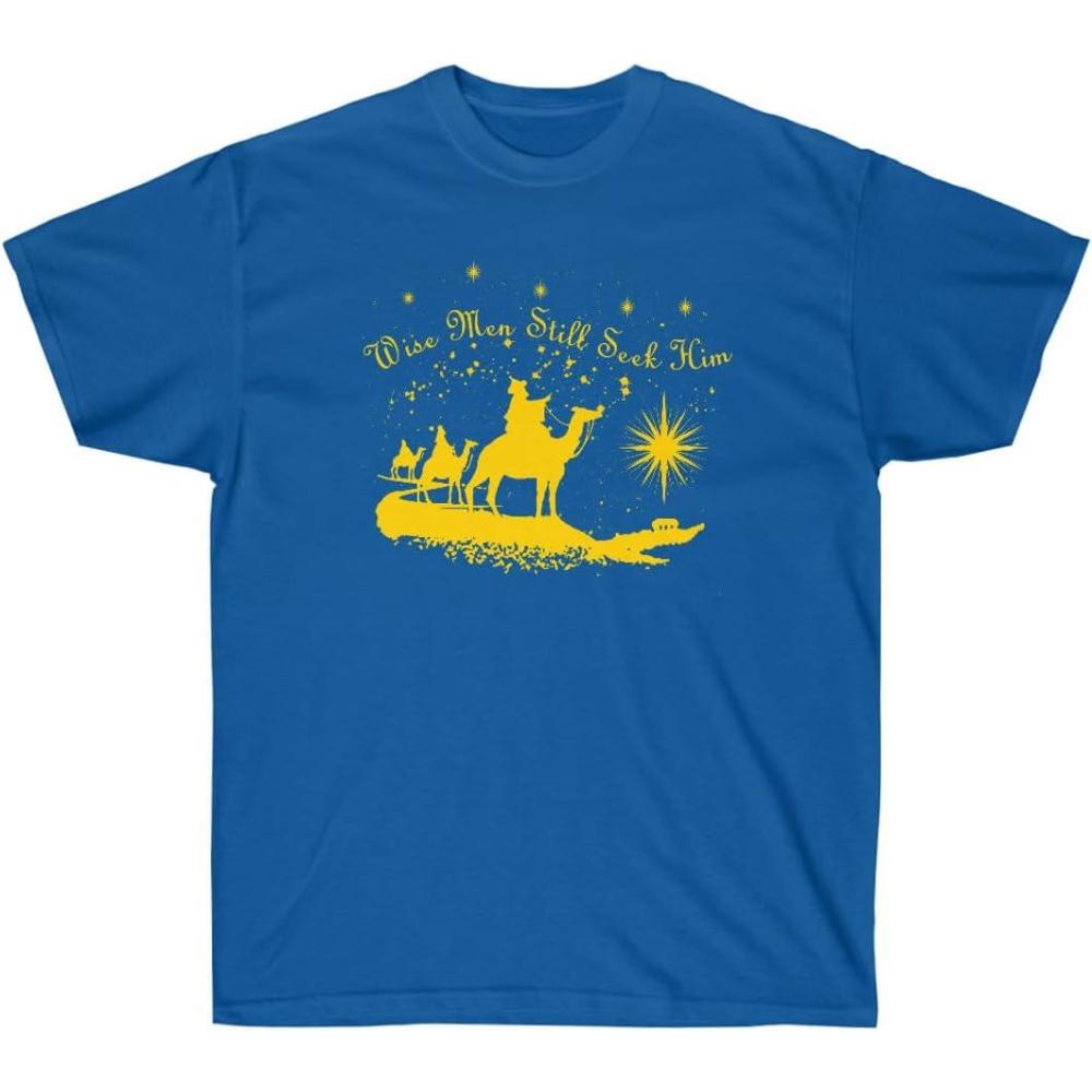 imageWise Men Still Seek Him  Christian TShirtRoyal