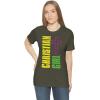 Christian Girl Unisex Jersey Short Sleeve Tee(Army)