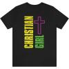 Christian Girl Unisex Jersey Short Sleeve Tee(Black)