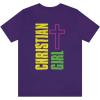 Christian Girl Unisex Jersey Short Sleeve Tee(Team Purple)