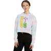 Christian Girl Women’s Cropped Hooded Sweatshirt(Tie-dye Cotton Candy)