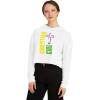 Christian Girl Women’s Cropped Hooded Sweatshirt(White)