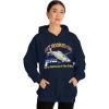 Get Hooked On Jesus – Christian Hoodie Sweatshirt(Navy)