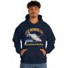 Get Hooked On Jesus – Christian Hoodie Sweatshirt(Navy)