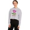 God’s Girl Women’s Cropped Hooded Sweatshirt(Grey Heather)