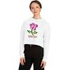 God’s Girl Women’s Cropped Hooded Sweatshirt(White)