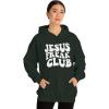 Jesus Freak – Christian Hoodie Sweatshirt(Forest Green)
