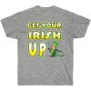 Greekgear Get Your Irish Up – St. Patrick’s Day Irish T-Shirt(Sport Grey)