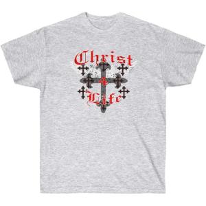 Christ 4 Life – Christian T-Shirt(Ash)