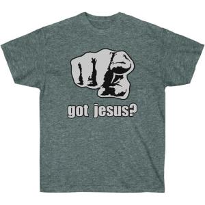 Got Jesus Pointer – Christian T-Shirt(Dark Heather)