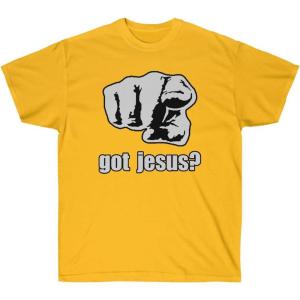 Got Jesus Pointer – Christian T-Shirt(Gold)