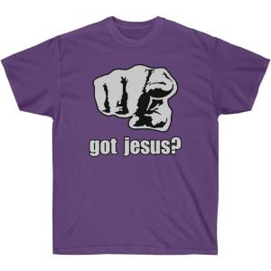 Got Jesus Pointer – Christian T-Shirt(Purple)