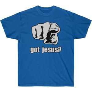 Got Jesus Pointer – Christian T-Shirt(Royal)