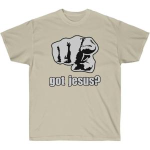 Got Jesus Pointer – Christian T-Shirt(Sand)