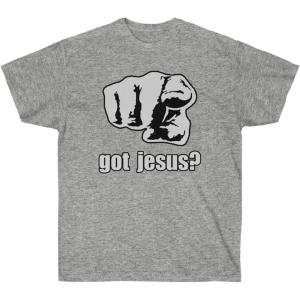 Got Jesus Pointer – Christian T-Shirt(Sport Grey)