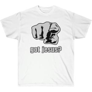 Got Jesus Pointer – Christian T-Shirt(White)