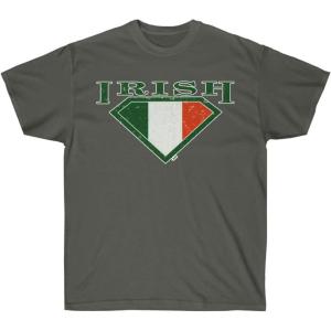Greekgear Irish Super – St. Patrick’s Day Irish T-Shirt(Dark Heather)