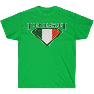 Greekgear Irish Super – St. Patrick’s Day Irish T-Shirt(Irish Green)