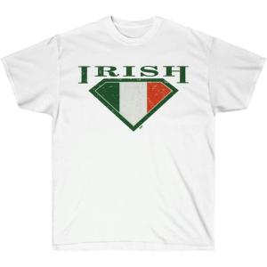 Greekgear Irish Super – St. Patrick’s Day Irish T-Shirt(White)
