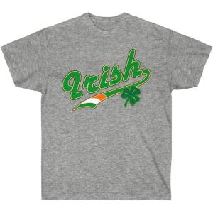 Greekgear Irish Tail – St. Patrick’s Day Irish T-Shirt(Sport Grey)