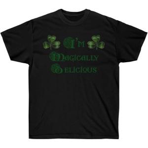 I’m Magically Delicious – St. Patrick’s Day Irish T-Shirt(Black)