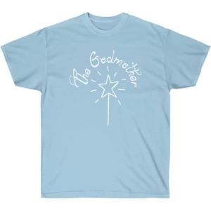 The Godmother Magic Wand – Christian T-Shirt(Light Blue)