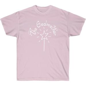 The Godmother Magic Wand – Christian T-Shirt(Light Pink)