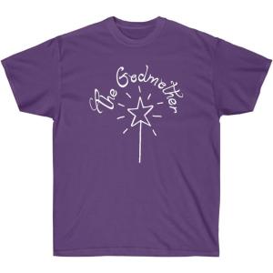 The Godmother Magic Wand – Christian T-Shirt(Purple)