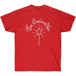 The Godmother Magic Wand – Christian T-Shirt(Red)