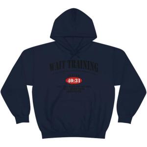 Wait Training The Ultimate In Strength Training Hoodie(Navy)