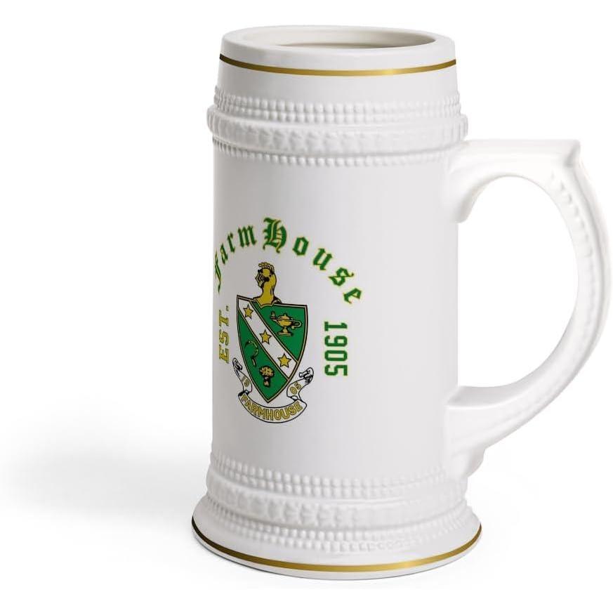imageGreekgear Farmhouse Collectors Crest amp Year Ceramic Stein Tankard