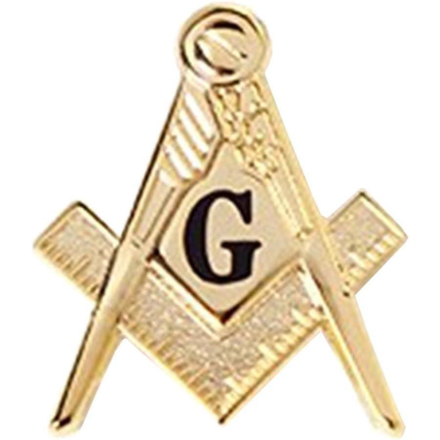 imageMasonic Shield Symbol 3D GoldColor Lapel Pin