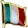 Italian Flag Lapel Pin