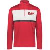 Kappa Alpha Psi Prism Bold 1/4 Zip Pullover(Maroon/White)