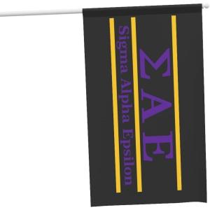 Sigma Alpha Epsilon SAE Greek Letter Flag