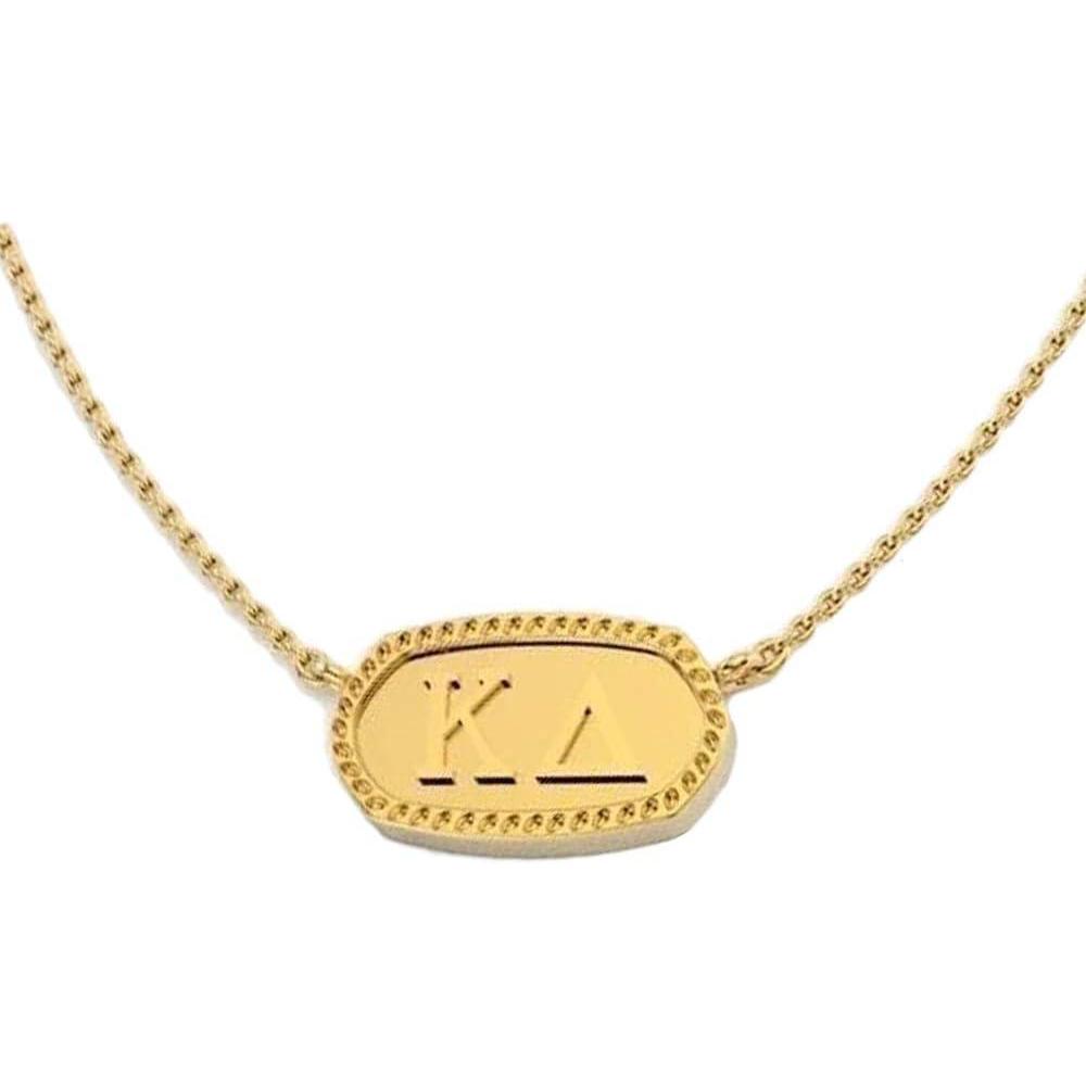 imageGreekgear Kappa Delta Athena NecklaceGold Plated