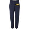 Pi Kappa Phi PI PHI Greek Lettered Thigh Sweatpants(Navy Blue)