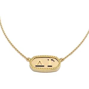 Greekgear Delta Gamma Athena Necklace(Gold Plated)