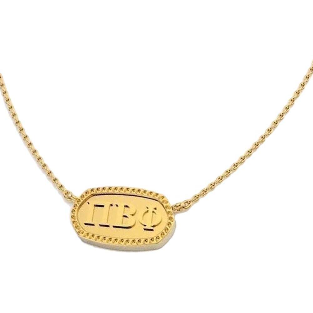 imageGreekgear Pi Beta Phi Athena NecklaceGold Plated