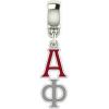 Greekgear Alpha Phi Color-Filled Stainless Lavaliere Necklace