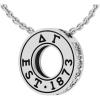 Greekgear Delta Gamma Circle Established Charm Necklace