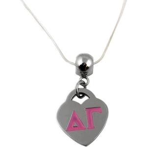 Delta Gamma Heart Necklace