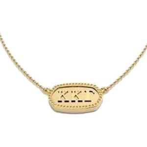 Greekgear Kappa Kappa Gamma Athena Necklace(Gold Plated)