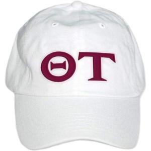 Greekgear Theta Tau Letter Hat(White)