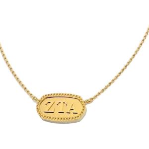 Greekgear Zeta Tau Alpha ZTA Athena Necklace(Gold Plated)