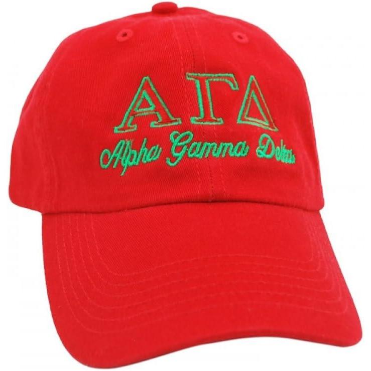 imageAlpha Gamma Delta Script CapRed WRedLime Green Thread Color