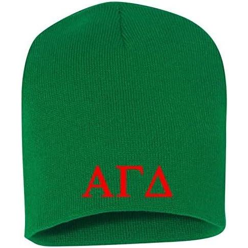 imageGreekgear Alpha Gamma Delta 8 Inch Beanie Kelly Green