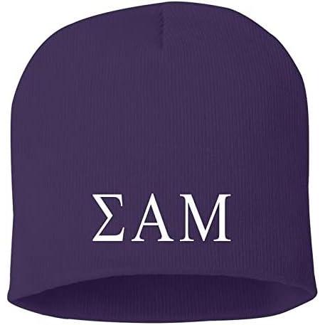 imageGreekgear Sigma Alpha Mu 8 Inch Beanie Purple