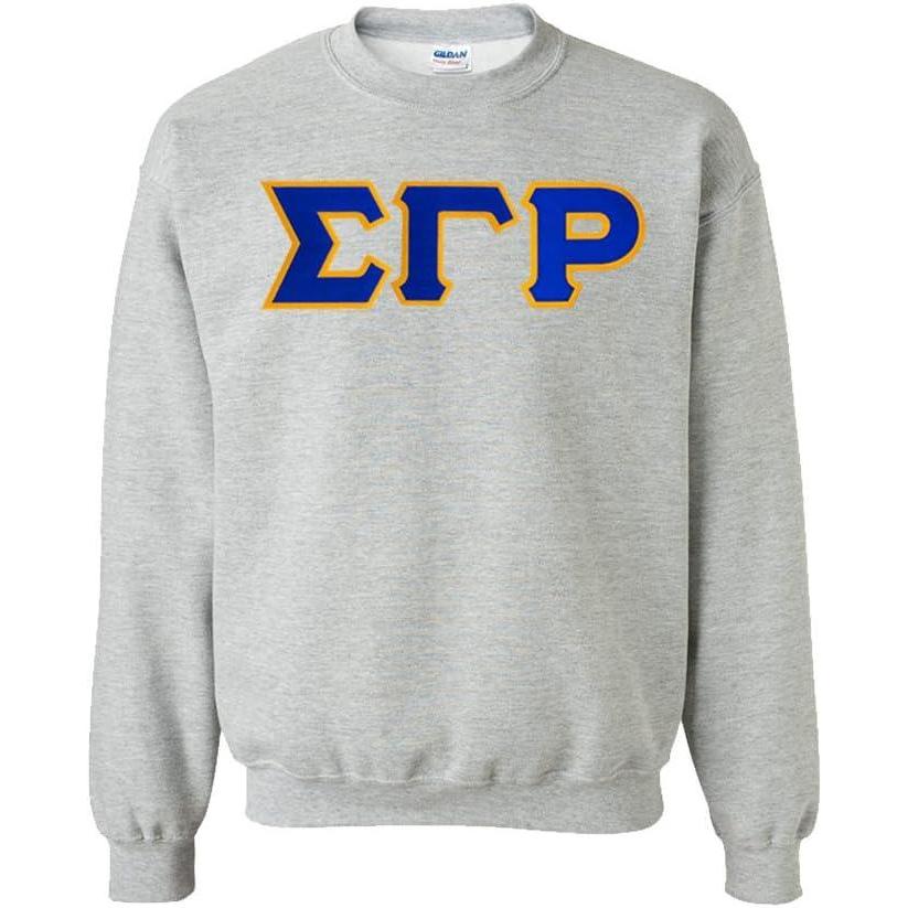 imageGreekgear Sigma Gamma Rho Lettered CrewneckSports Grey