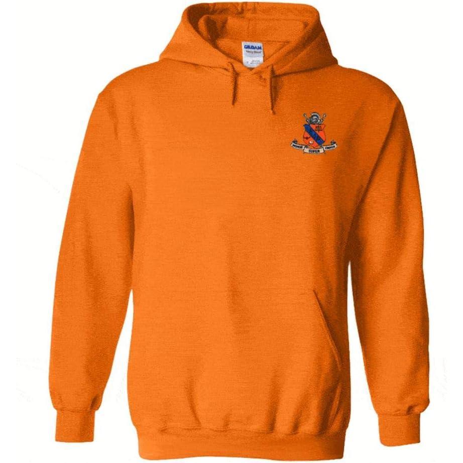 imageKappa Delta Rho Crest Shield Emblem Hooded SweatshirtAthletic Gold